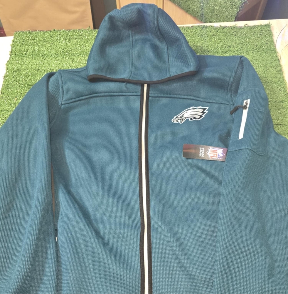 NFL Philadelphia Eagles Hooded Jacket Size L - Picture 1 of 3